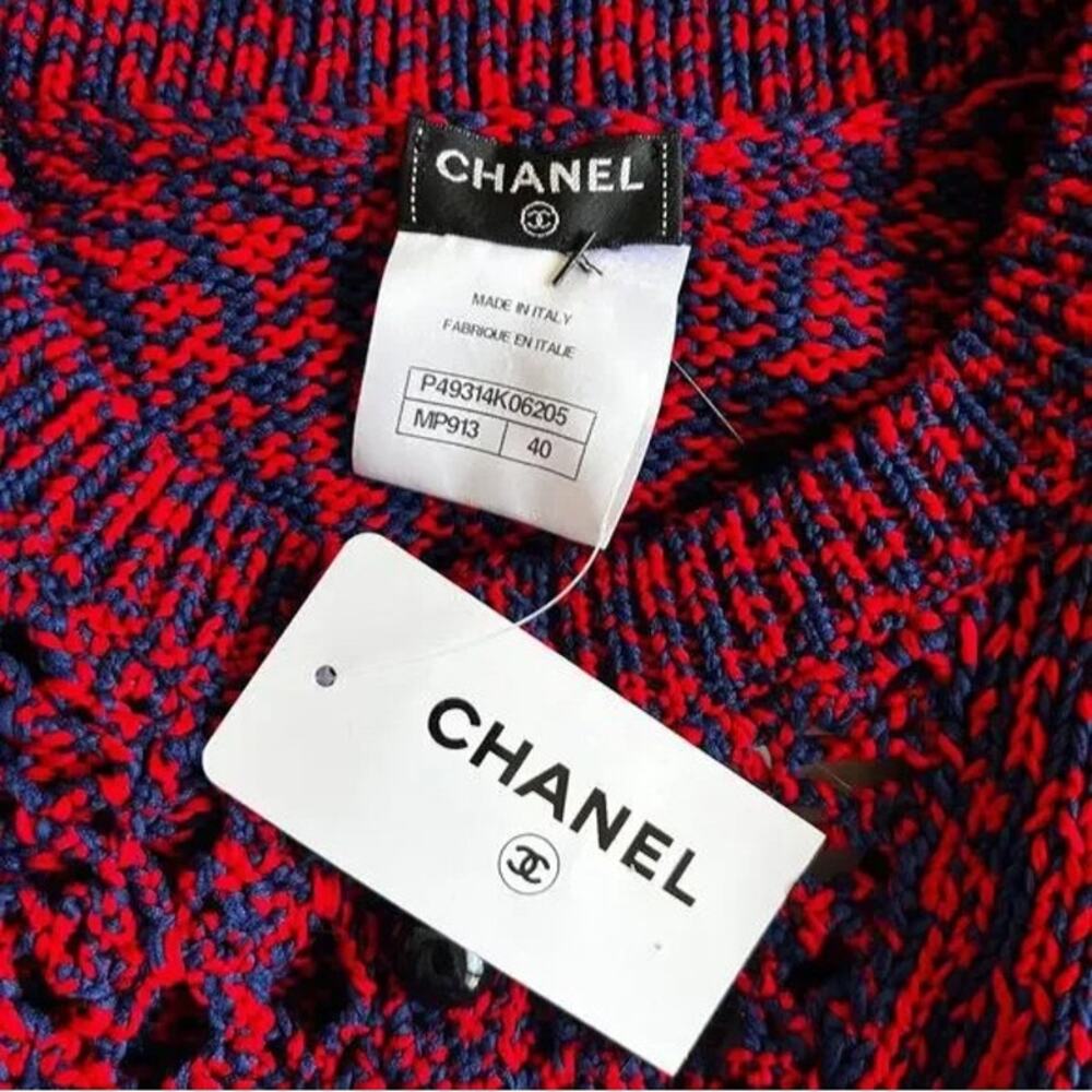 Chanel Knit Sweater 2014 Runway US 8 Luxury Style - Picture 8 of 11